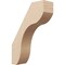 Ekena Millwork 5-inch W x 16-inch D x 22-inch H Stanfield Rough Cedar Woodgrain TimberThane Knee Brace, Primed BRCUR05X16X22STARCPR - alternate 1
